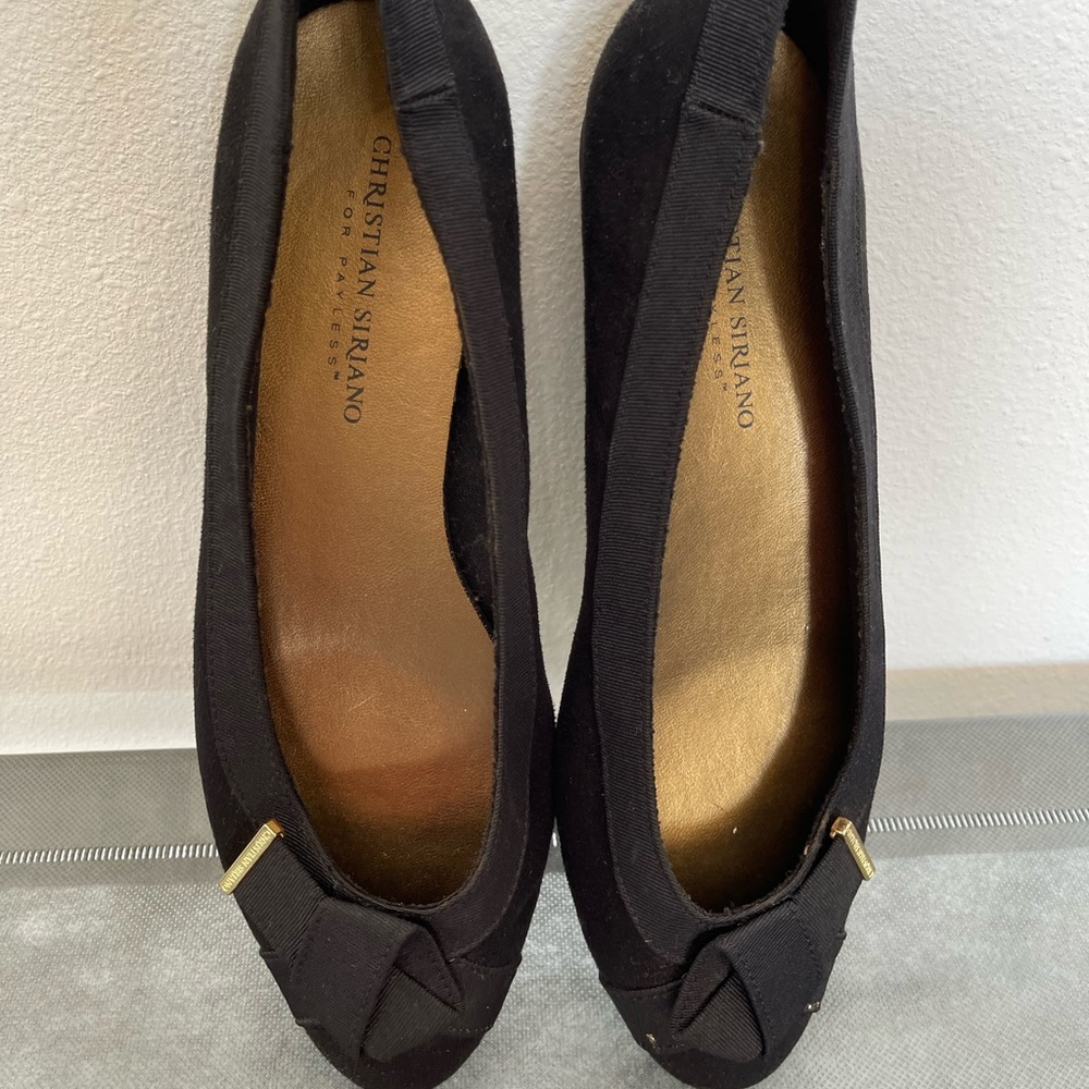 Christian Siriano Flats in Black